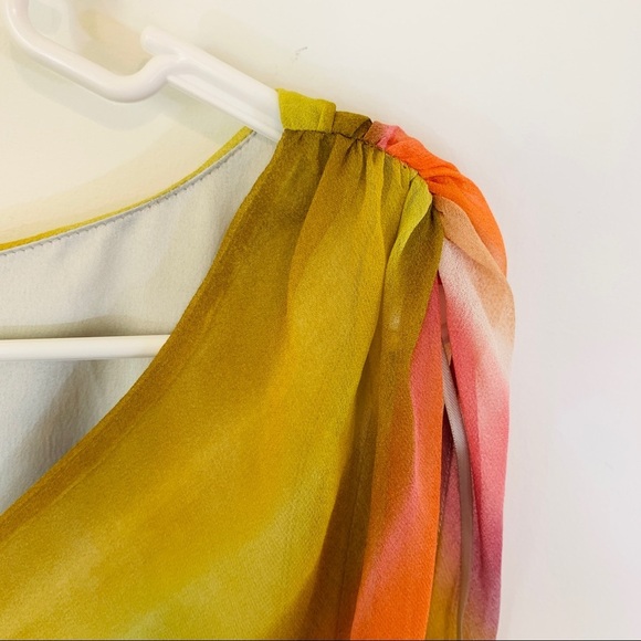 Vince Camuto Multi Color Chevron Sleeveless Maxi Dress NWT $148 - Picture 9 of 12